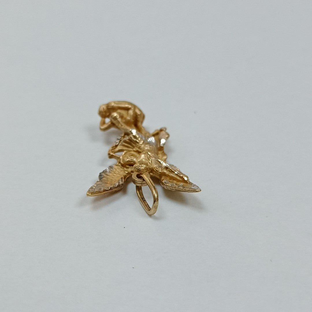 DIJE ORO, RODIADO 14 K 3.2 GRMS (SEMINUEVO)