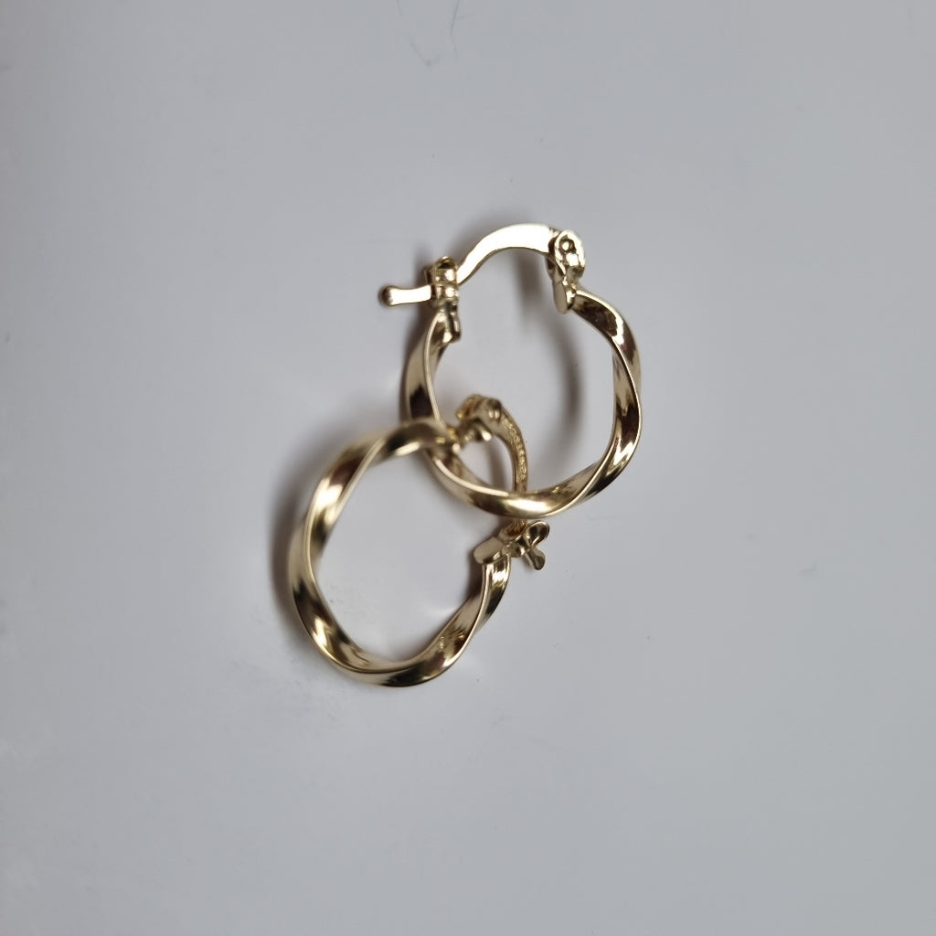 ARETES ARRACADAS TORZAL 14K 1.2 GR (NUEVO)