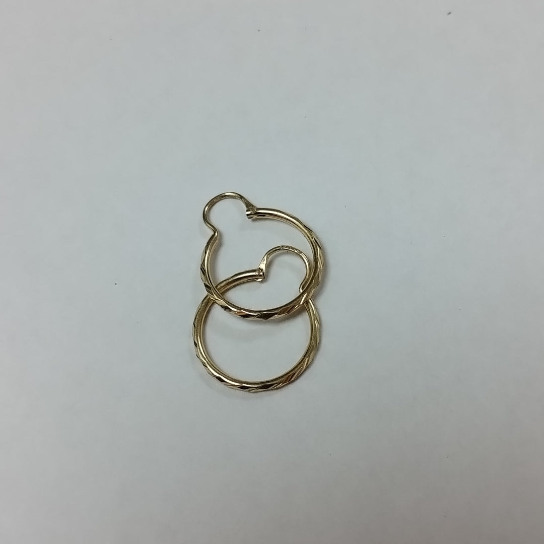 ARRACADAS PAR ORO 14 K 0.7 GRMS (SEMINUEVO)