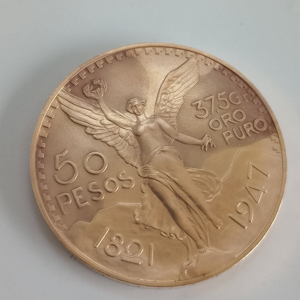 K1 41.6 GRMS 21 K IDENTIFICACIÓN MONEDA NOMINATIVA MONEDAS PESOS 50 PESOS (SEMINUEVO)