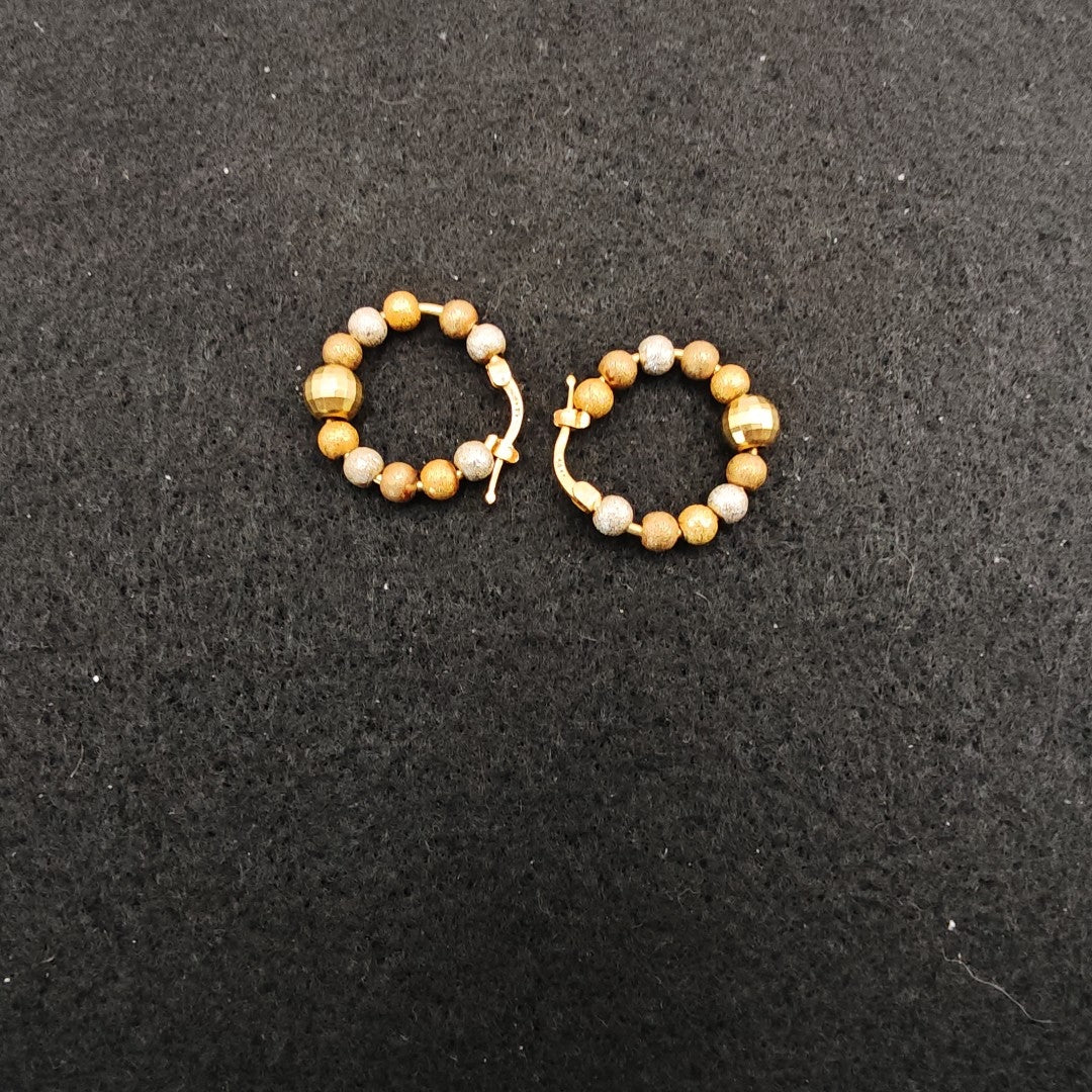 ARRACADAS PAR ORO 14 K 5.5 GRMS (SEMINUEVO)