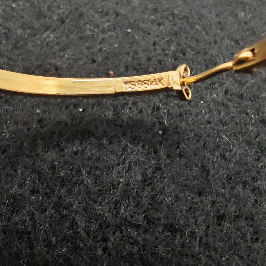 ARRACADAS PAR ORO 14 K 3.9 GRMS (SEMINUEVO)