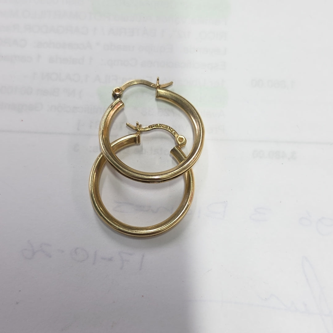 ARETES PAR ORO 10 K 3.6 GRMS (SEMINUEVO)