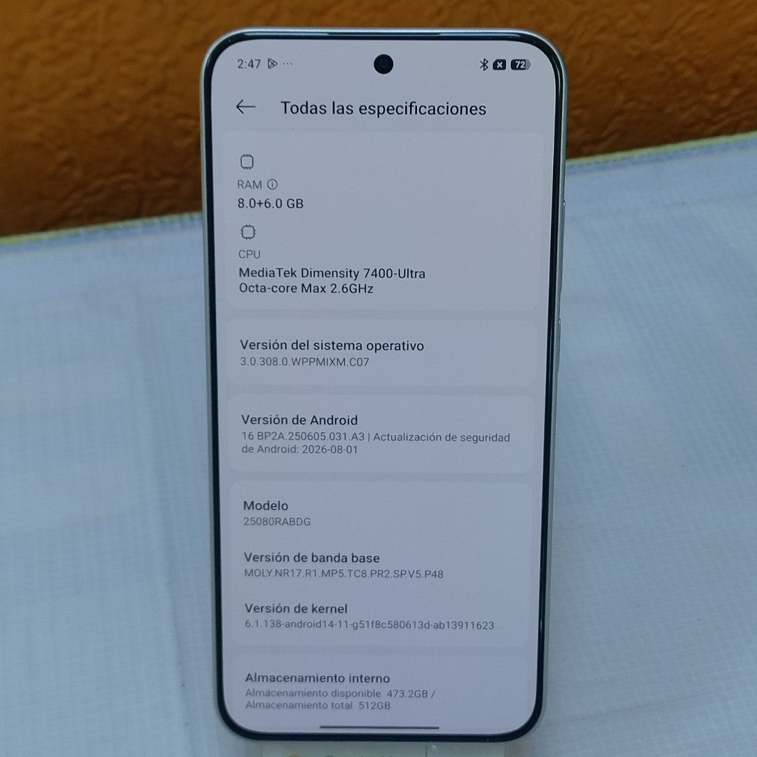 CELULAR XIAOMI REDMI NOTE 15 PRO 5G 25080RABDG (2026) 512 GB 8 GB RAM (SEMINUEVO)