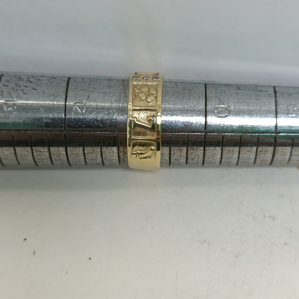 ARGOLLA DE LA SUERTE ORO 14 K 4,00 GRMS (SEMINUEVO)