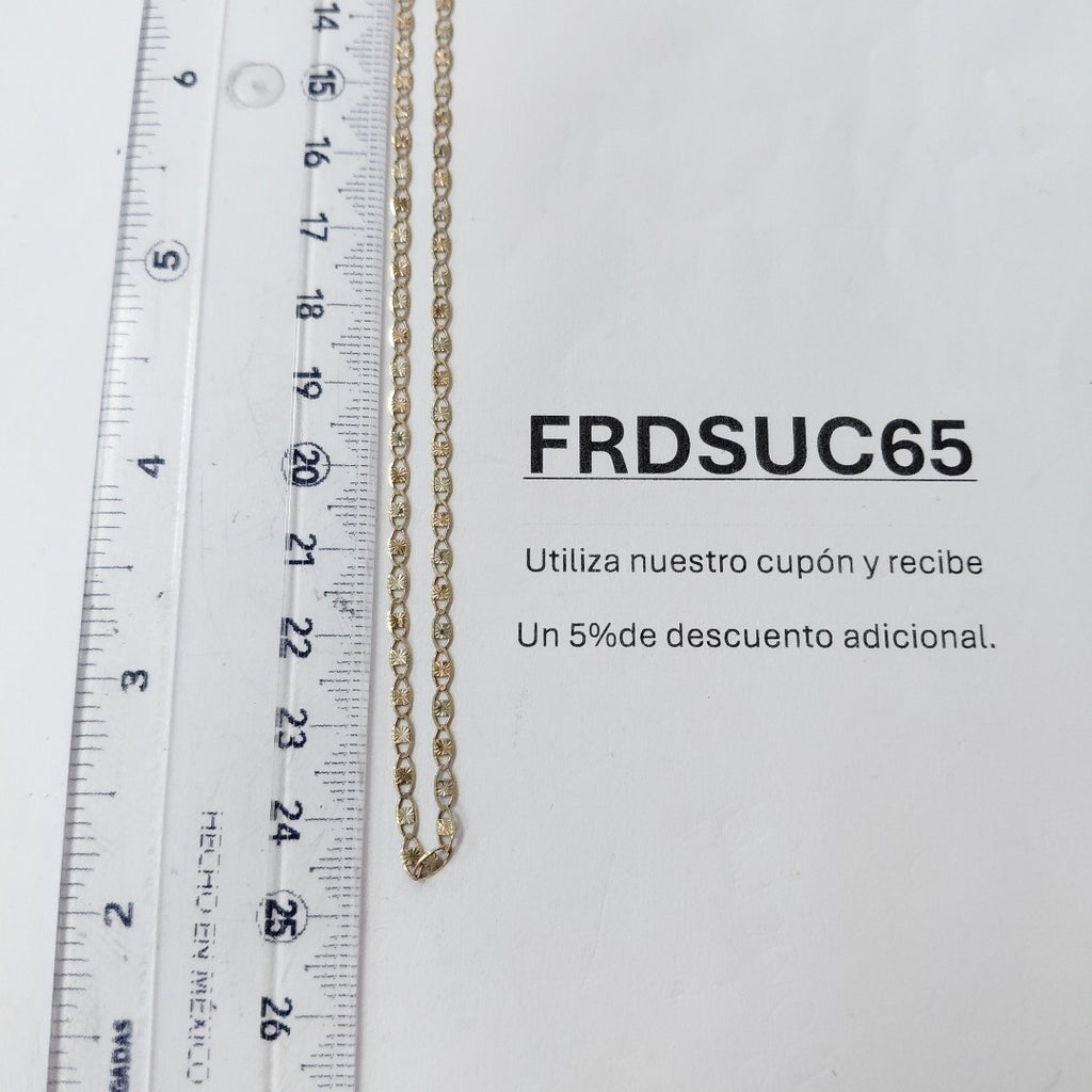 CADENA ORO 10 K 2,60 GRMS (SEMINUEVO)