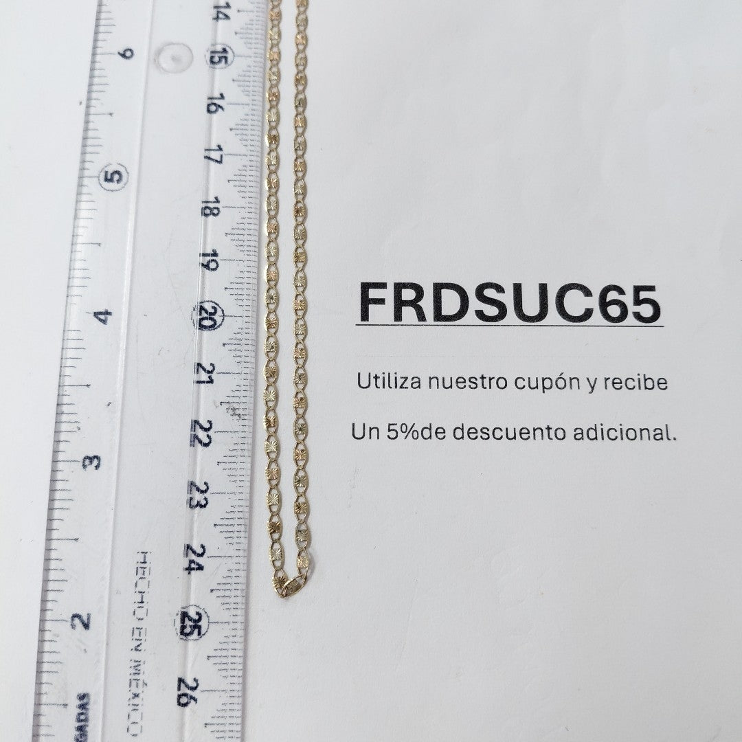 CADENA ORO 10 K 2,60 GRMS (SEMINUEVO)
