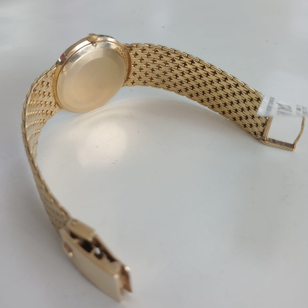 RELOJ CAJA Y PULSO ORO ORO 14 K 66.5 GRMS (SEMINUEVO)