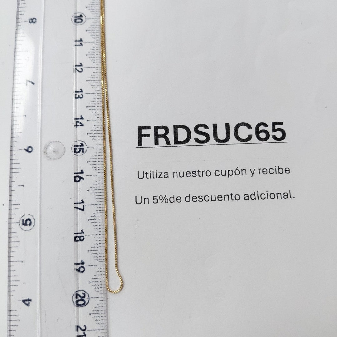 CADENA ORO 10 K 1,70 GRMS (SEMINUEVO)