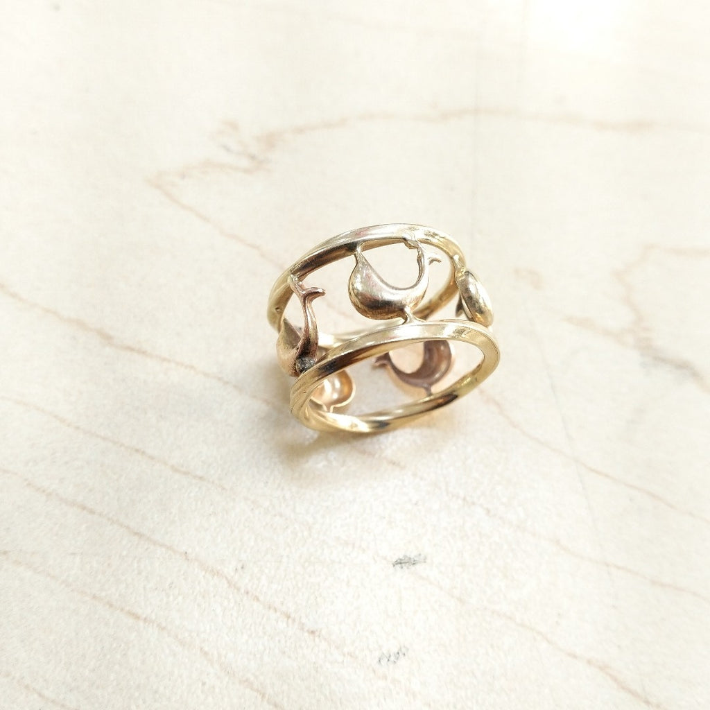 ANILLO ORO 14 K 2,70 GRMS (SEMINUEVO)
