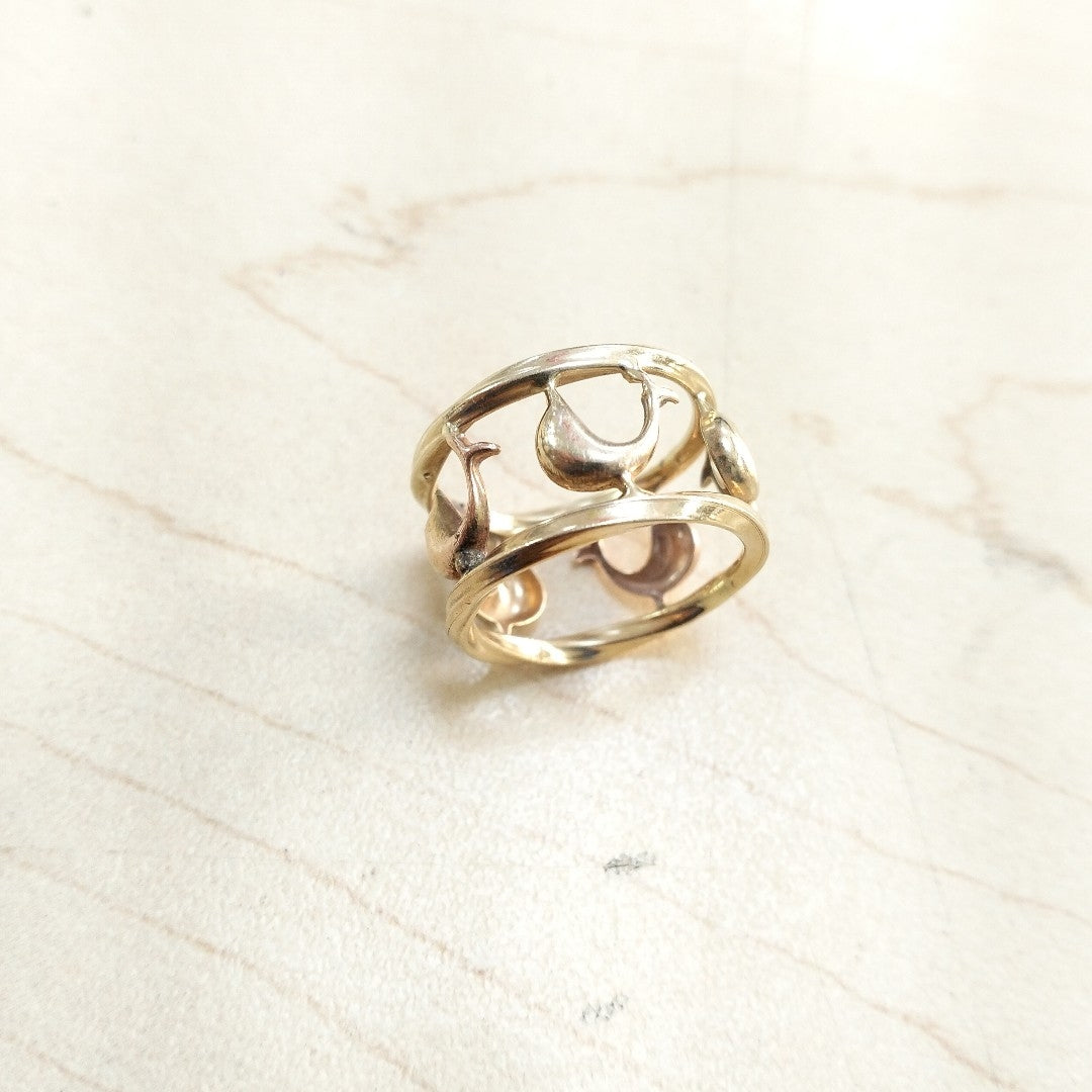 ANILLO ORO 14 K 2,70 GRMS (SEMINUEVO)