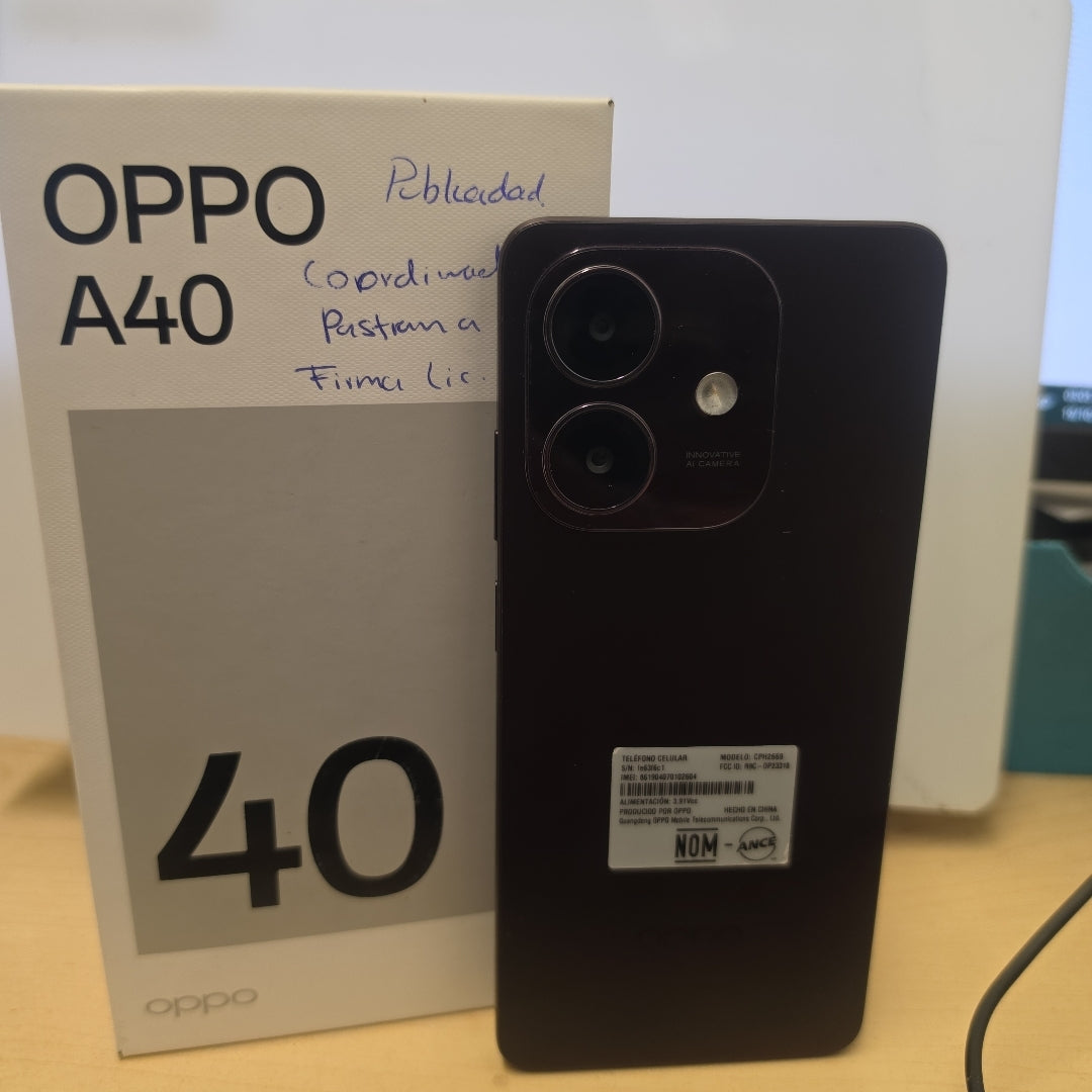 CELULAR OPPO A40 CPH2669 (2024) 256 GB 4 GB RAM (SEMINUEVO)