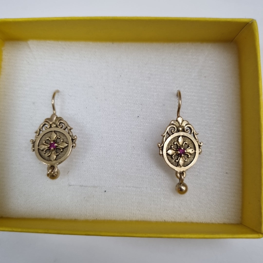 ARETES PAR ORO 10 K 3,50 GRMS (SEMINUEVO)