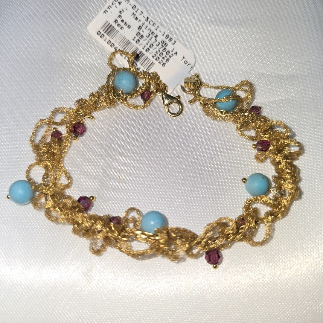 PULSERA, PULSERA RIGIDA ORO 14 K 6.5 GRMS (SEMINUEVO)