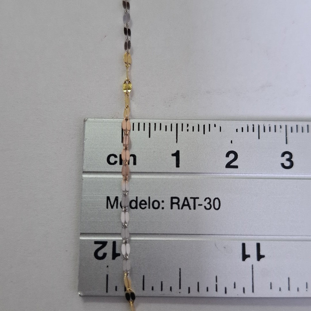 CADENA ORO COMBINADO 14 K 1.3 GRMS (SEMINUEVO)