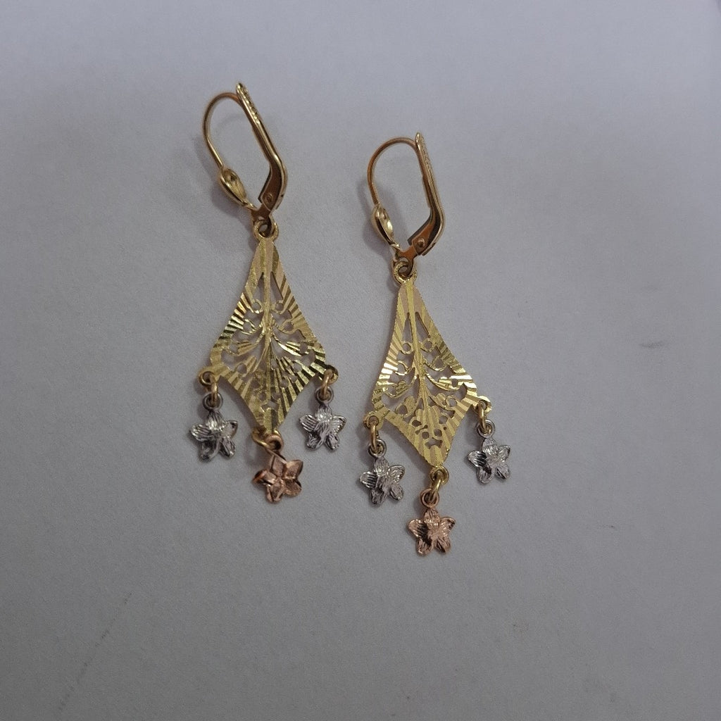 ARETES PAR ORO 14 K 3,20 GRMS (SEMINUEVO)