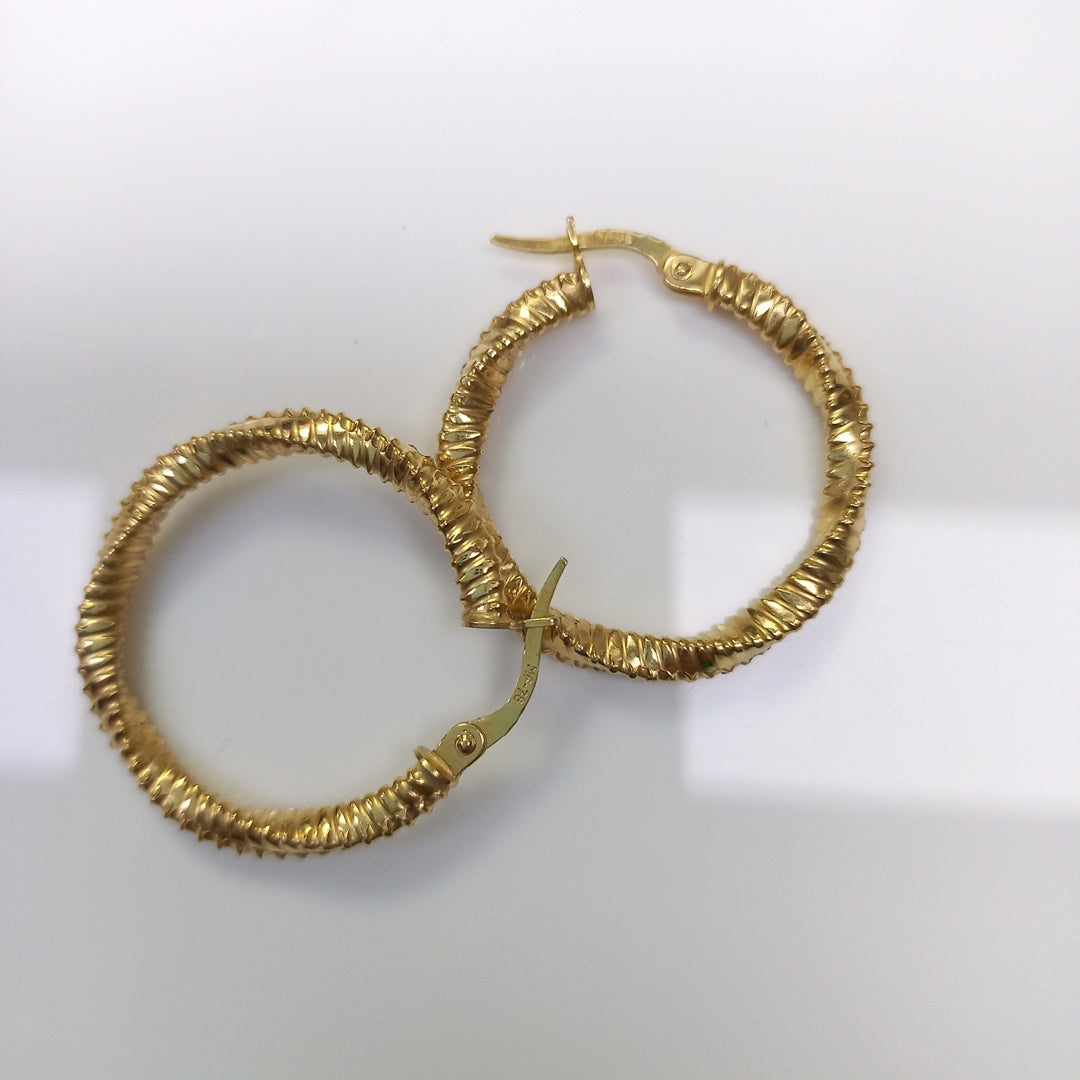 ARRACADAS PAR ORO 14 K 2.2 GRMS (SEMINUEVO)