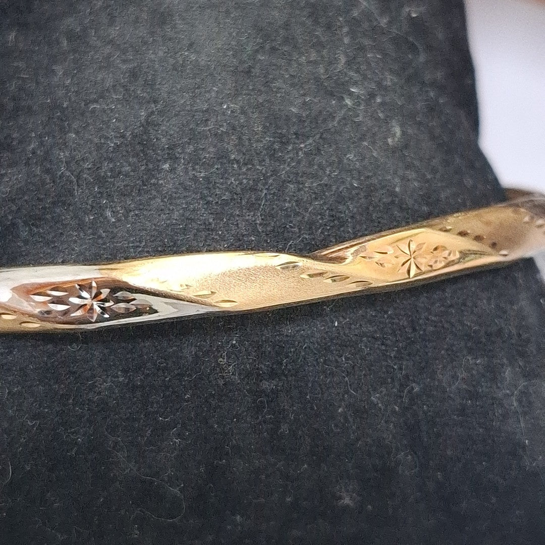 PULSERA RIGIDA ORO 14 K 4,50 GRMS (SEMINUEVO)