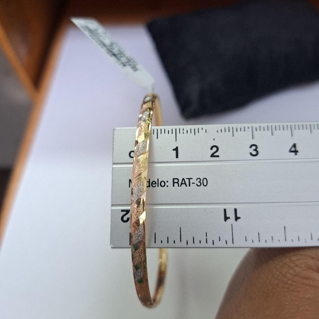 PULSERA RIGIDA ORO 14 K 4,20 GRMS (SEMINUEVO)