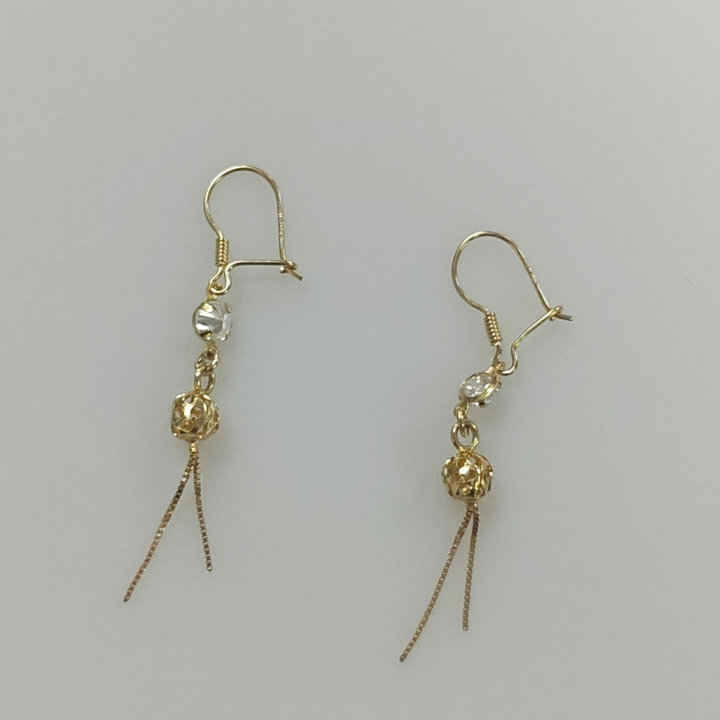 ARETES PAR ORO 10 K 1,20 GRMS (SEMINUEVO)