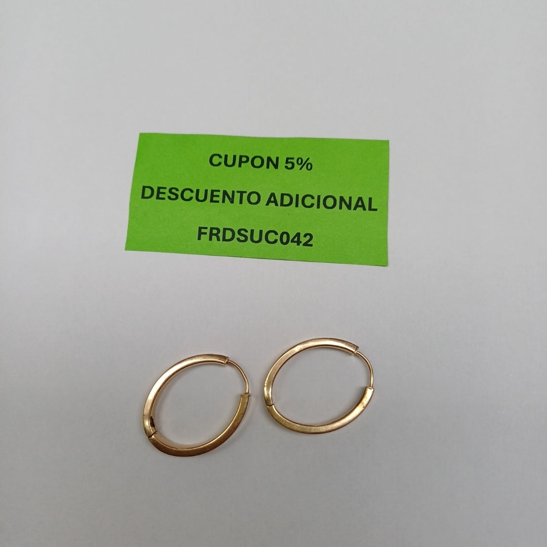 ARRACADAS PAR ORO 10 K 2.9 GRMS (SEMINUEVO)