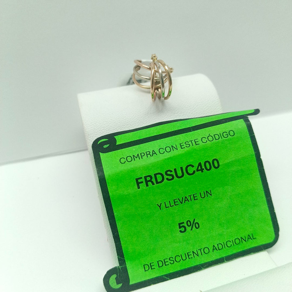 ARETES PAR ORO 10 K 1.6 GRMS (SEMINUEVO)