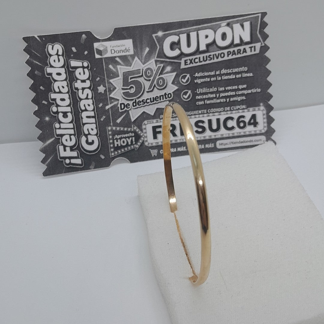 PULSERA RIGIDA ORO 14 K 6,30 GRMS (SEMINUEVO)