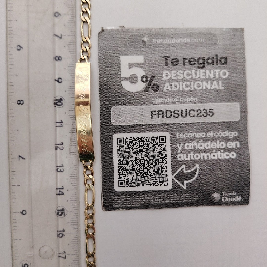 ESCLAVA ORO 14 K 11 GRMS (SEMINUEVO)