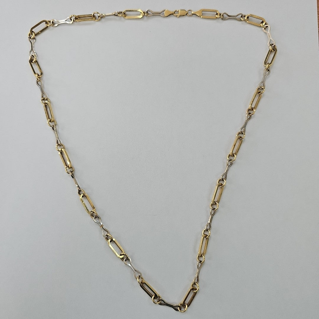 CADENA ORO,ORO BLANCO 14 K 8,40 GRMS (SEMINUEVO)