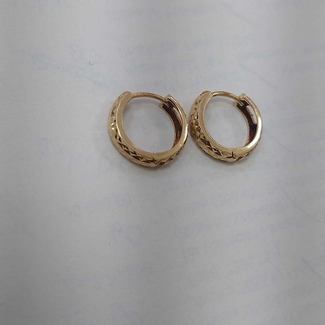 ARRACADAS PAR ORO 14 K 2.1 GRMS (SEMINUEVO)