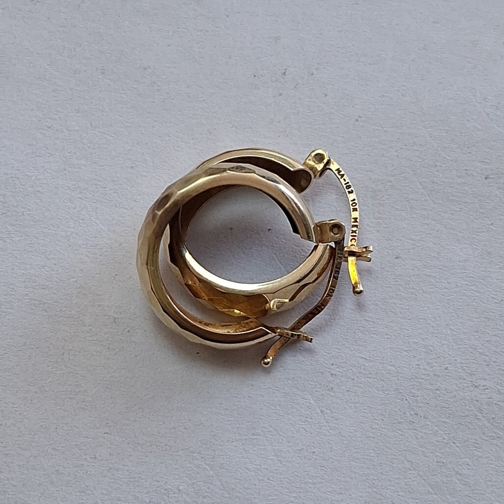 ARRACADAS PAR ORO 10 K 1.9 GRMS (SEMINUEVO)