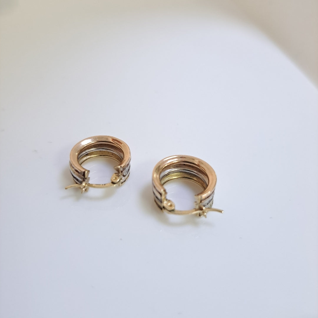ARRACADAS PAR ORO 10 K 2,60 GRMS (SEMINUEVO)