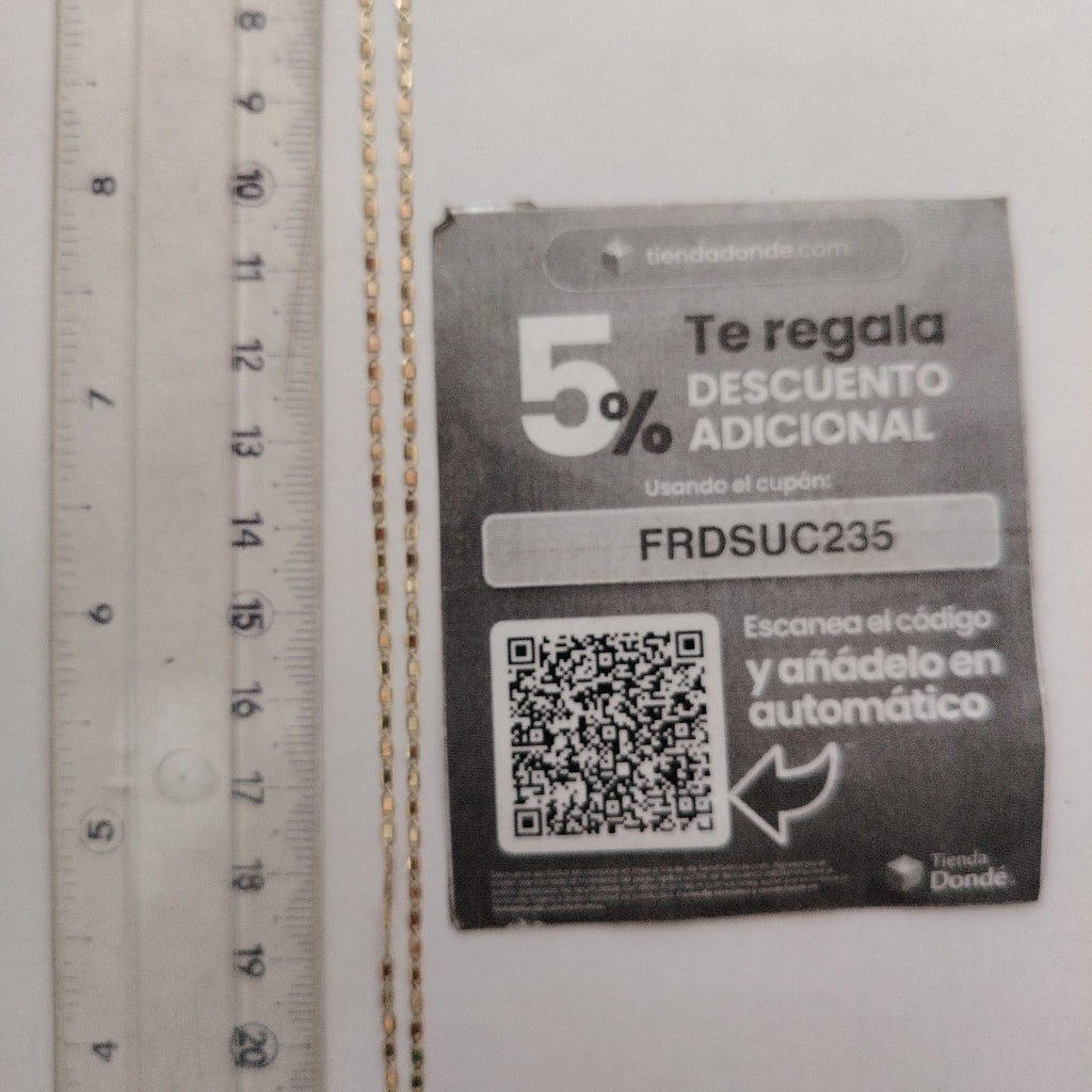 CADENA ORO 10 K 1,50 GRMS (SEMINUEVO)