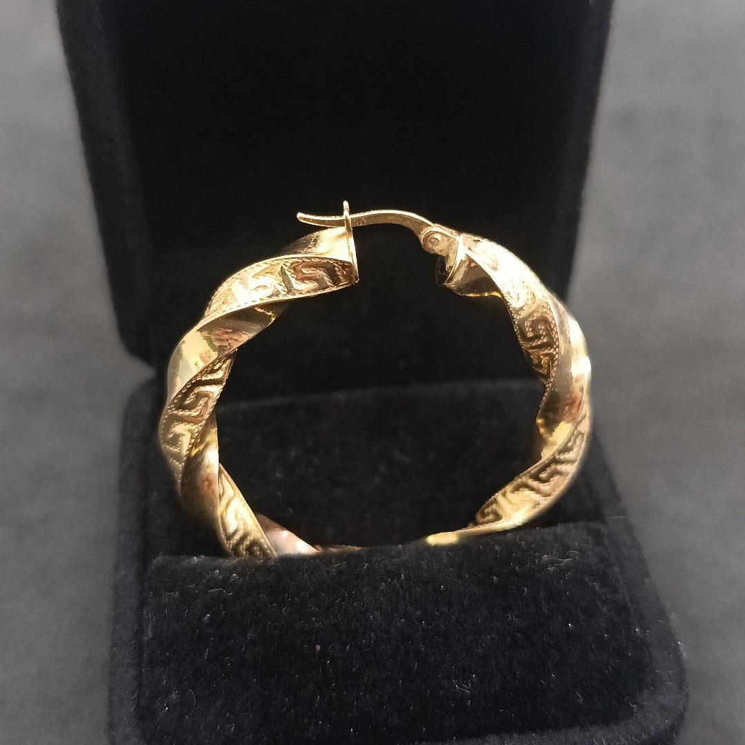 ARRACADAS PAR ORO 14 K 6.3 GRMS (SEMINUEVO)