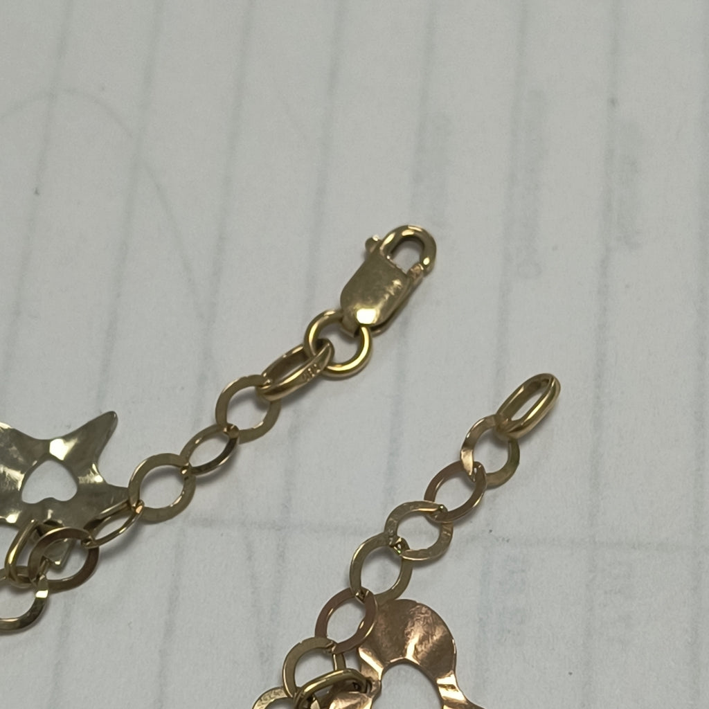 PULSERA ORO COMBINADO 14 K 2,50 GRMS (SEMINUEVO)