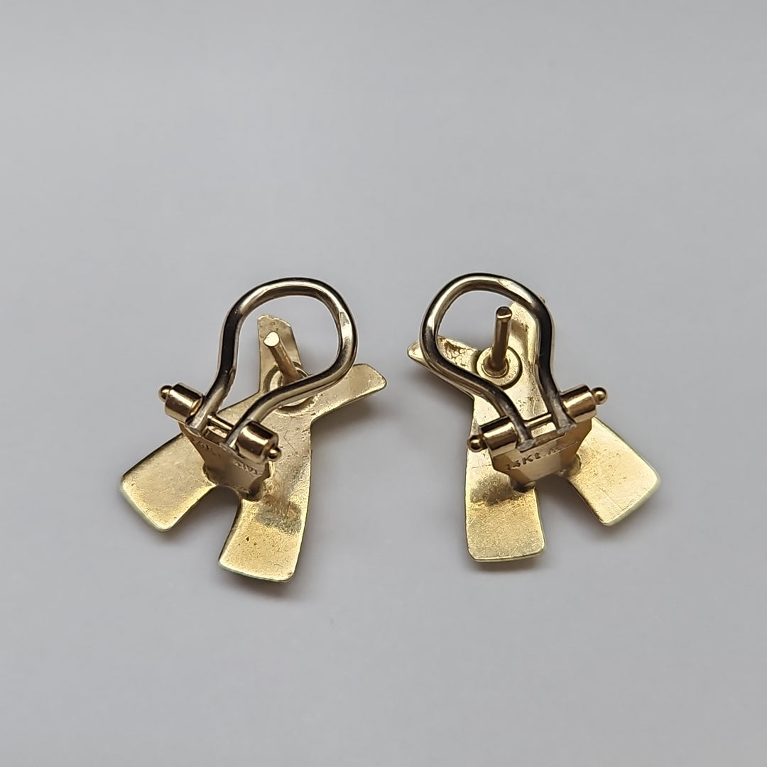 ARETES PAR ORO 14 K 3,90 GRMS (SEMINUEVO)
