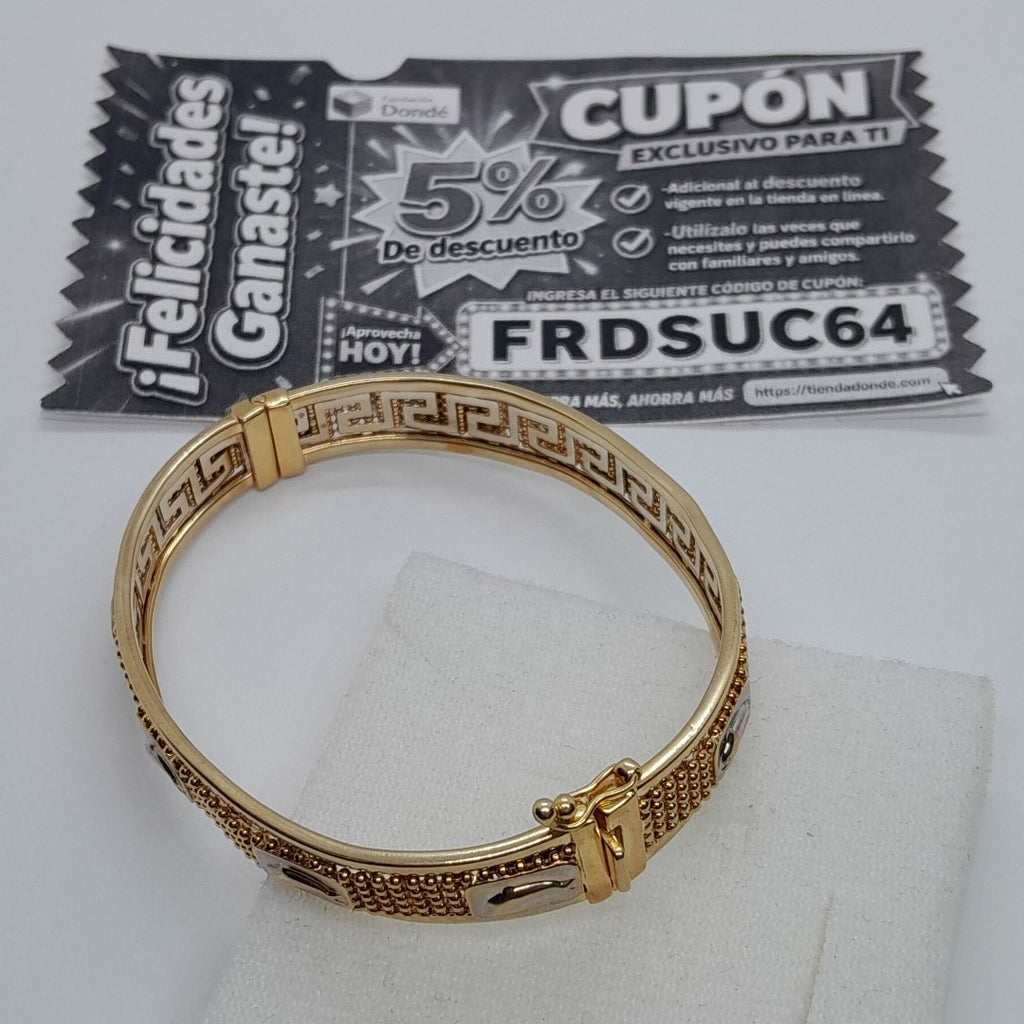 PULSERA RIGIDA ORO 14 K 19,20 GRMS (SEMINUEVO)