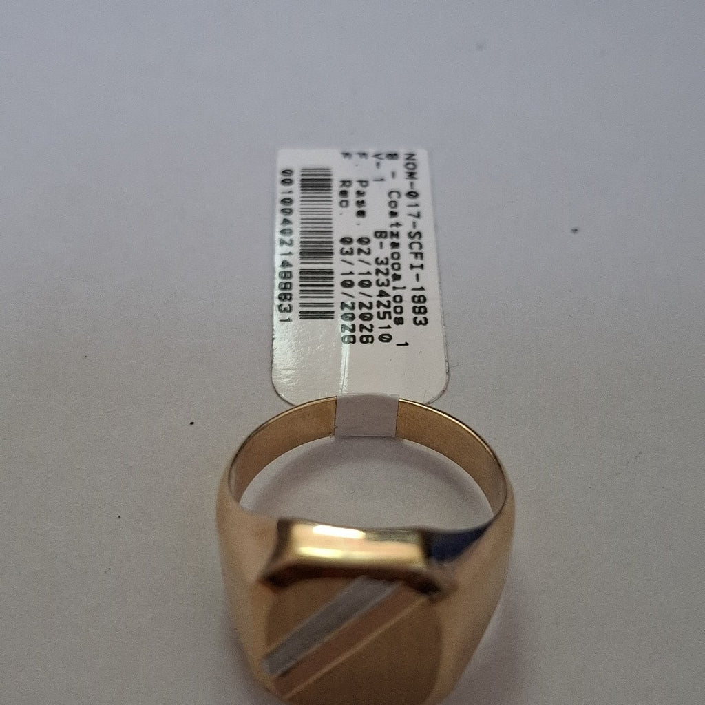 ANILLO ORO 10 K 5.4 GRMS (SEMINUEVO)