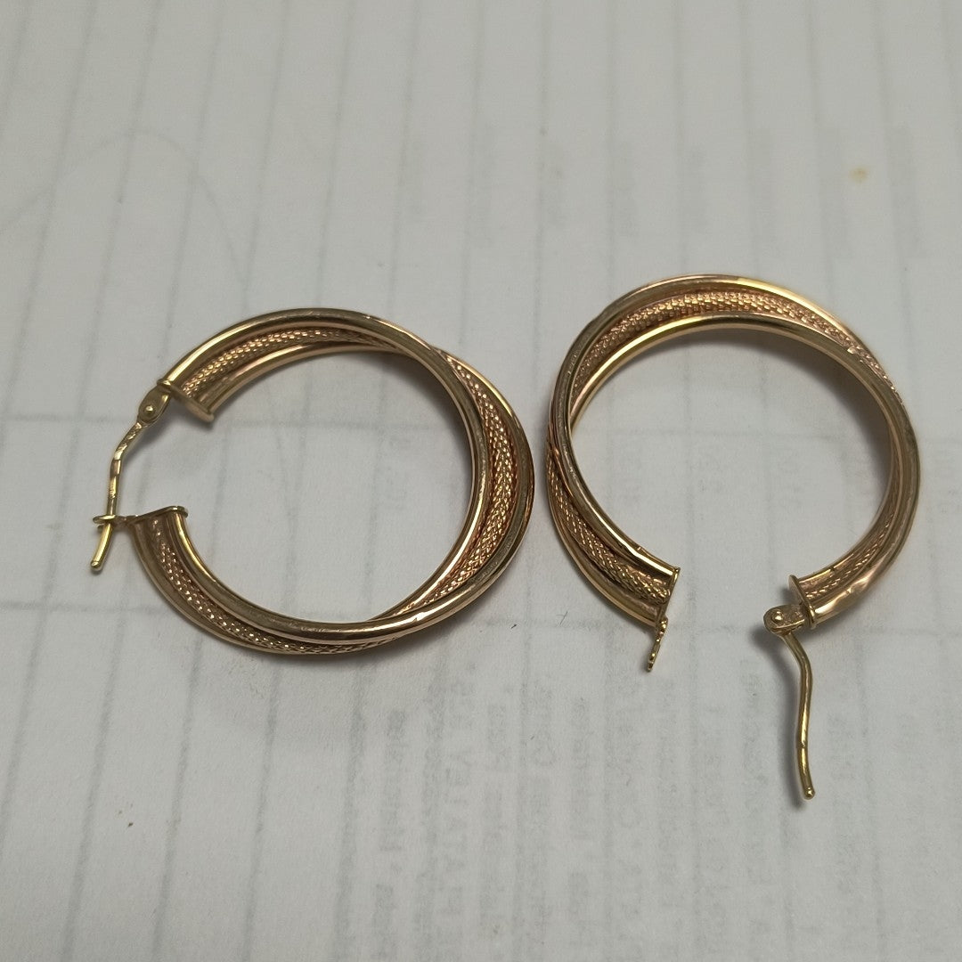 ARRACADAS PAR ORO 14 K 2.1 GRMS (SEMINUEVO)