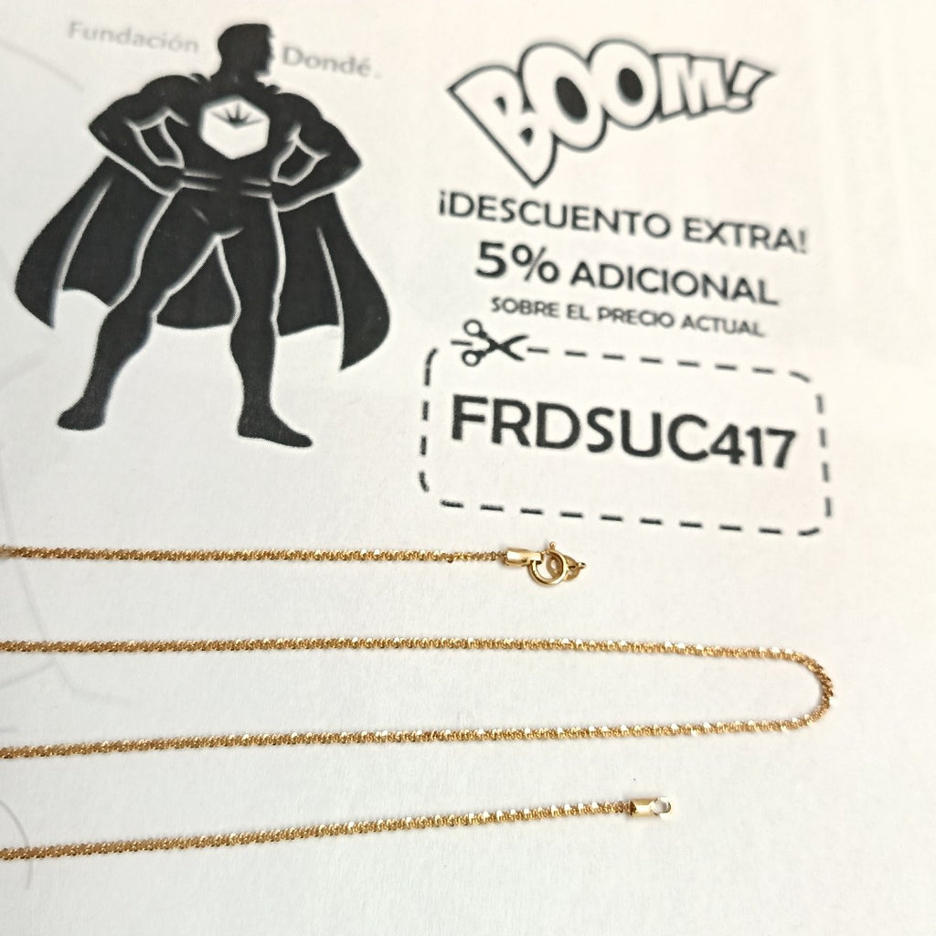 CADENA ORO 18 K 3,50 GRMS (SEMINUEVO)
