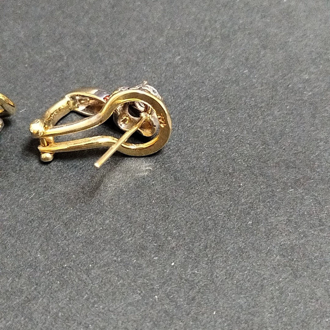 ARETES PAR ORO 14 K 5,00 GRMS (SEMINUEVO)