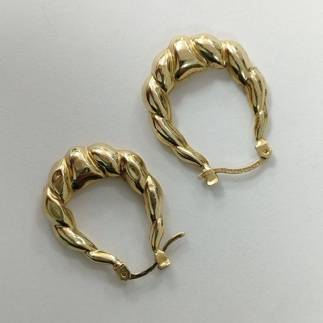 ARETES PAR ORO 10 K 1,60 GRMS (SEMINUEVO)