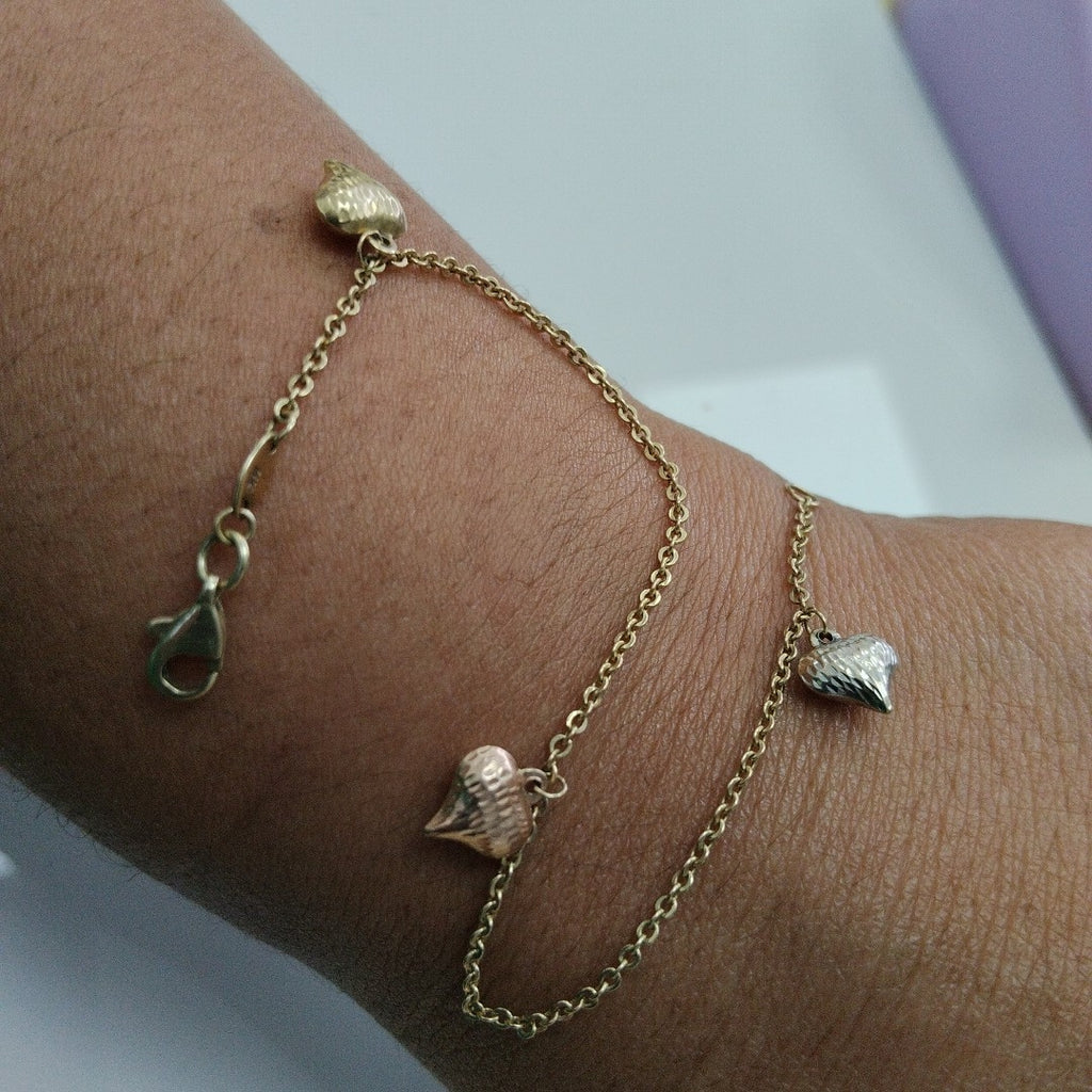 PULSERA ORO,ORO COMBINADO 14 K 2,50 GRMS (SEMINUEVO)