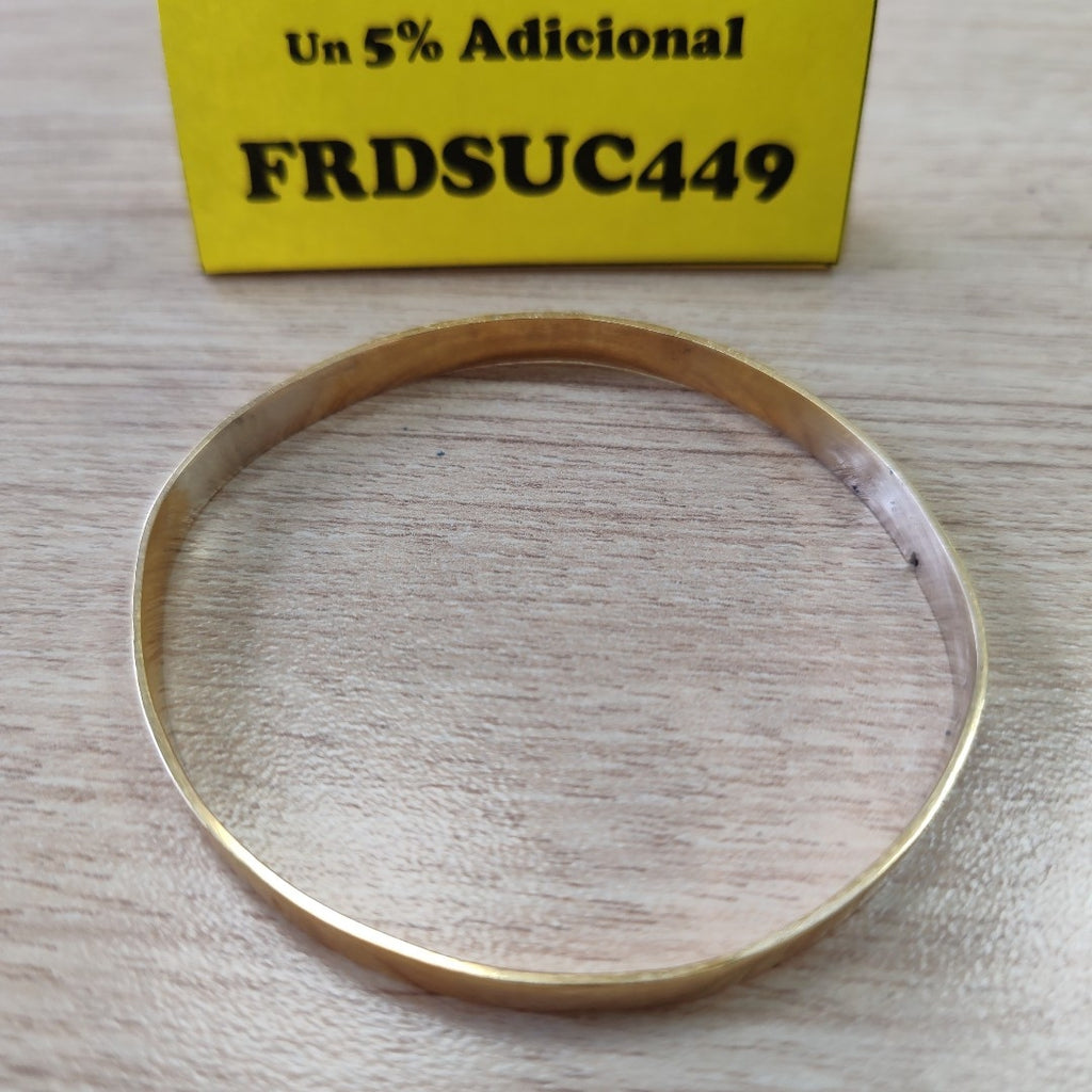 PULSERA RIGIDA ORO 14 K 14.7 GRMS (SEMINUEVO)