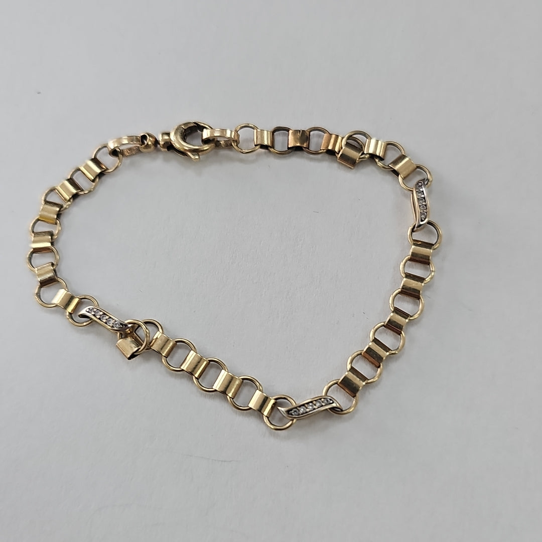 PULSERA ORO 10 K 4.4 GRMS (SEMINUEVO)