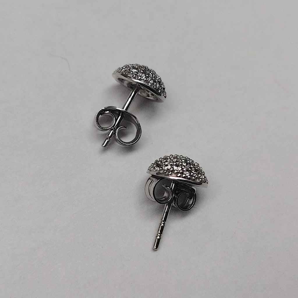 ARETES PAR ORO BLANCO 14 K 1,70 GRMS (SEMINUEVO)