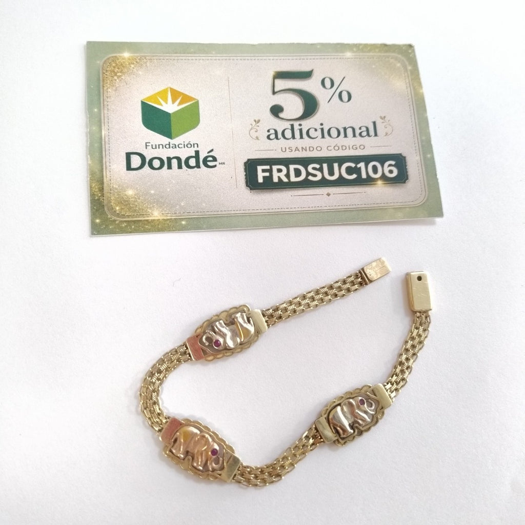 PULSERA ORO 14 K 7.7 GRMS (SEMINUEVO)
