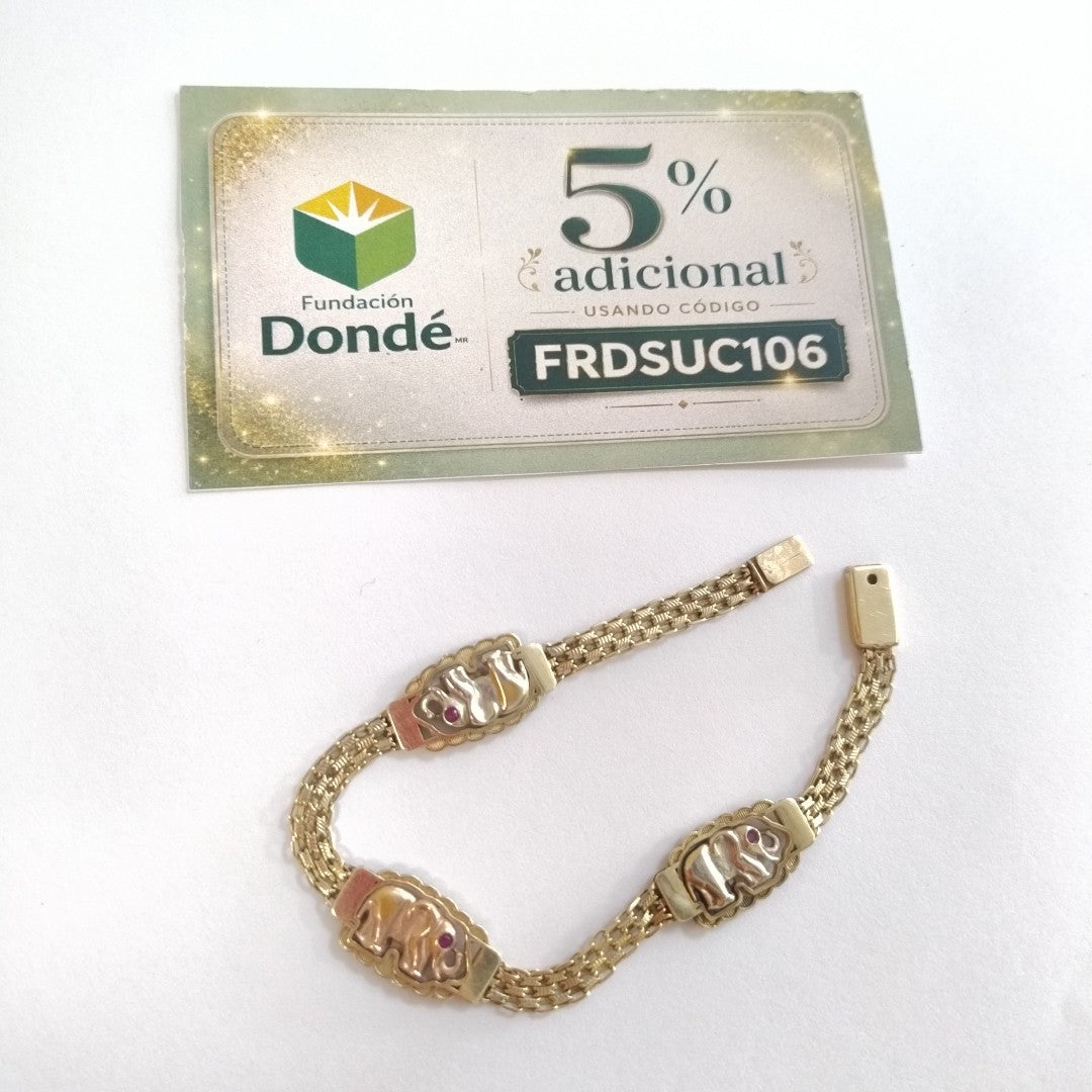 PULSERA ORO 14 K 7.7 GRMS (SEMINUEVO)