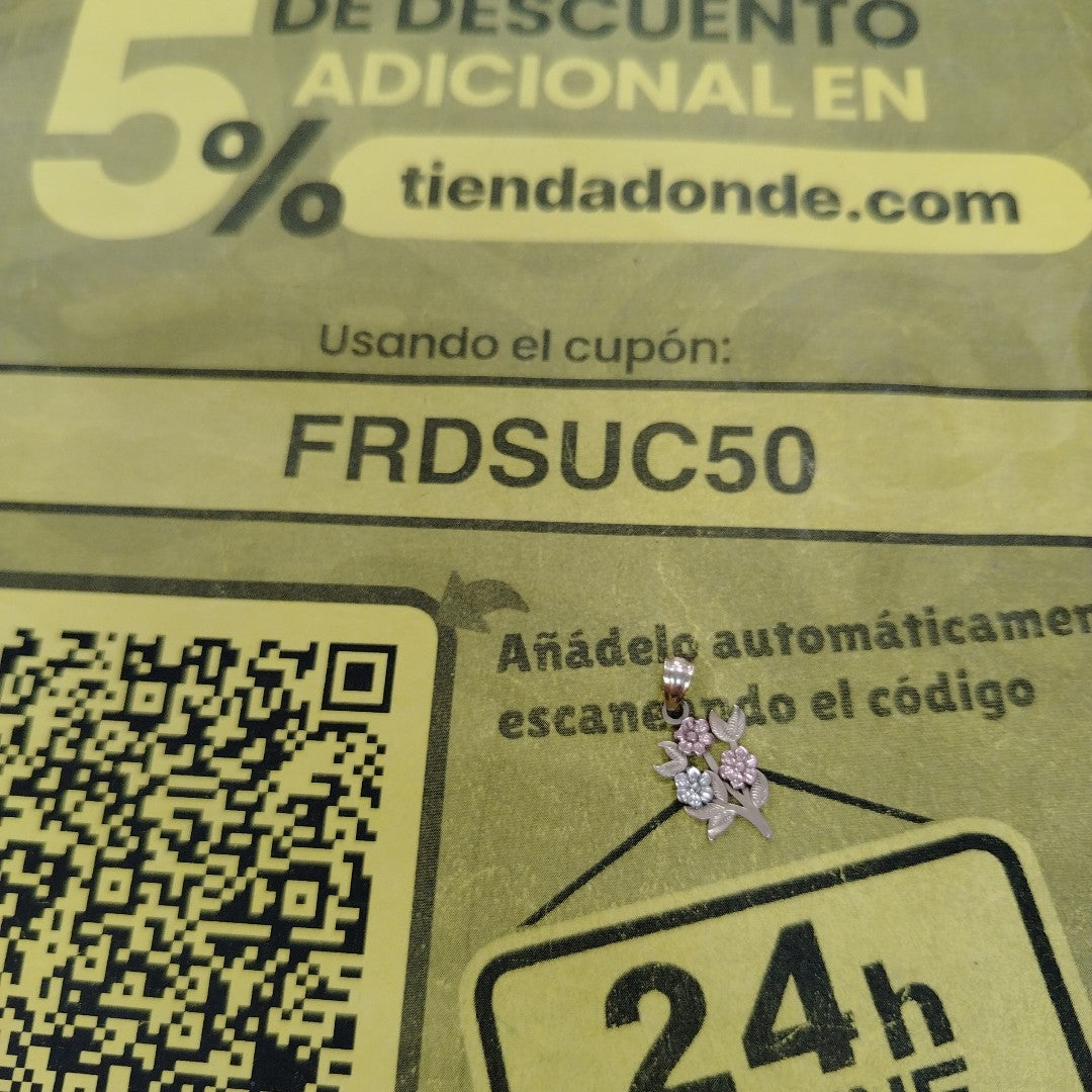 DIJE ORO,ORO COMBINADO 14 K 1,20 GRMS (SEMINUEVO)