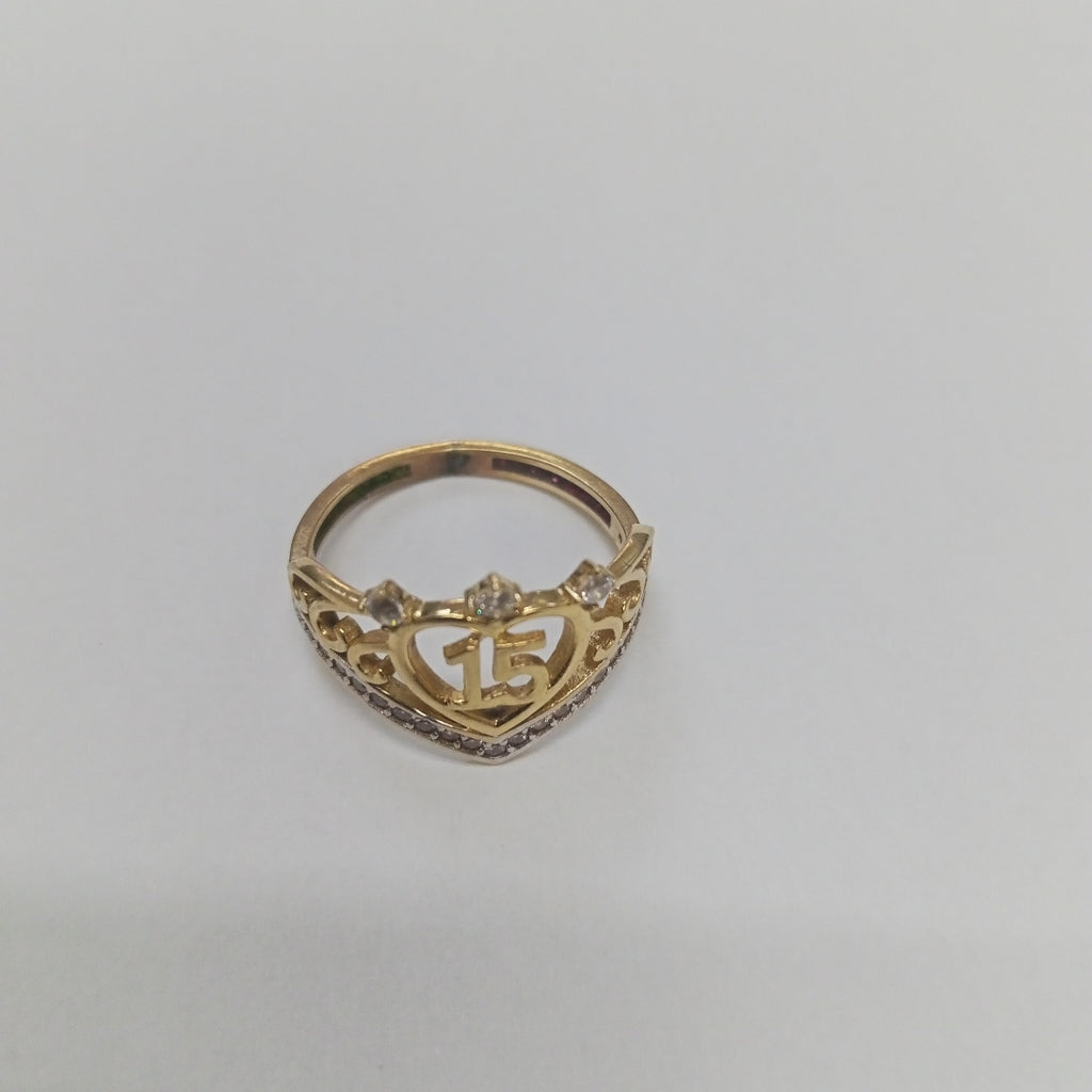 ANILLO ORO 10 K 1.8 GRMS (SEMINUEVO)